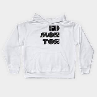 ED MON TON: Faded Glory (black) Kids Hoodie